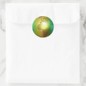 Noble World Globe – ステッカー (バッグ)