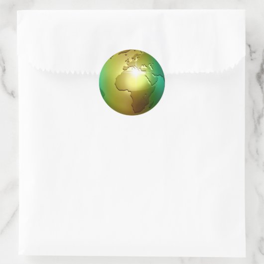 Noble World Globe – ステッカー (バッグ)