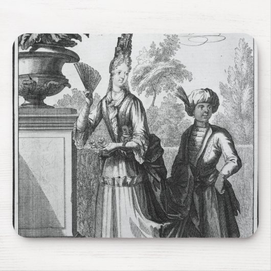 Noblewomanの服、17世紀後半 マウスパッド (正面)