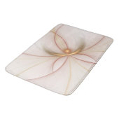 Nobly Copper And Gold Abstract Modern Fractal Art バスマット (アングル)