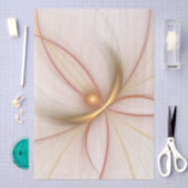 Nobly Copper And Gold Abstract Modern Fractal Art 薄葉紙 (クラフト)