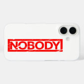 Nobodyスタンプ Case-Mate iPhoneケース (裏面 (横))