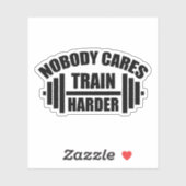 Nobody 気に Train Harly Gym Motivationステッカー シール (シート)