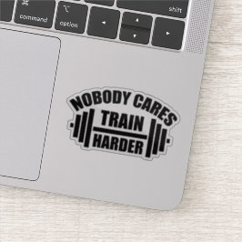 Nobody 気に Train Harly Gym Motivationステッカー シール