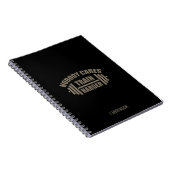 Nobody 気に Train Harly Gym Motiving Notebook ノートブック (右側)