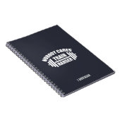 Nobody 気に Train Harly Gym Motiving Notebook ノートブック (右側)