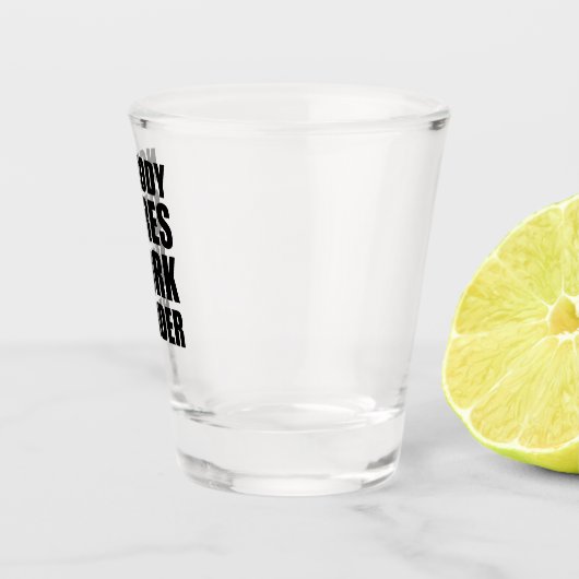 Nobody 気に Work Harlyフィットネストレーニングジムギフト ショットグラス (右)