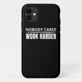 Nobody 気に Work Harlyフィットネストレーニングジムギフト iPhone 11 ケース