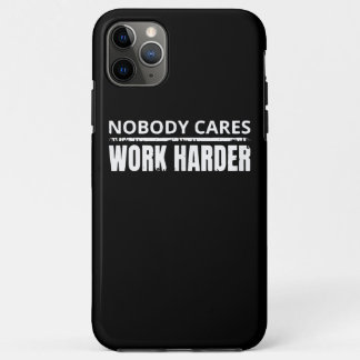 Nobody 気に Work Harlyフィットネストレーニングジムギフト iPhone 11 Pro Maxケース