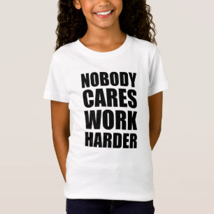 Nobody 気に Work Harlyフィットネストレーニングジムギフト Tシャツ