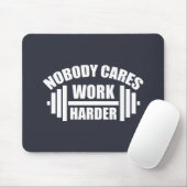 Nobody 気に Work Harly Gym Motivationマウスパッド マウスパッド (マウス)