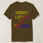 Nobody 聞 to Rainbow Version Tシャツ (デザイン正面)