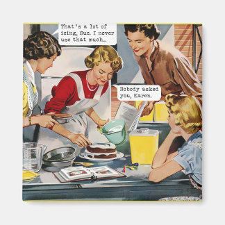 Nobody 頼 You, Karen -レトロ磁石 マグネット