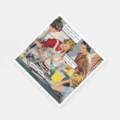 Nobody 頼 You, Karen -レトロ スタンダードランチョンナプキン (角)