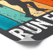 Nobody Cares Run Faster Funny Sarcastic Runner Quo ポスター (角)