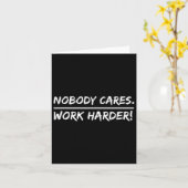 Nobody Cares - Work Harder  カード (黄色い花)