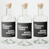 Nobody Cares Work Harder リキュールボトルラベル (ボトル)
