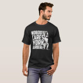 Nobody Cares Work Harder Fitness Trainer Motivatio Tシャツ (正面フル)