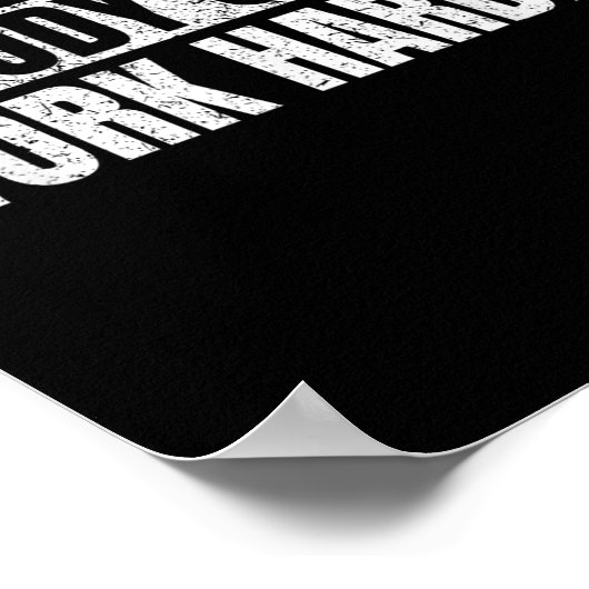 Nobody Cares Work Harder Military Motivational Fun ポスター (角)