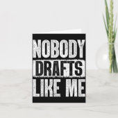 Nobody Drafts Like Me Fantasy Football Draft Day  カード (正面)