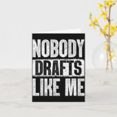 Nobody Drafts Like Me Fantasy Football Draft Day  カード (黄色い花)