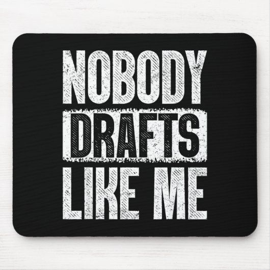 Nobody Drafts Like Me Fantasy Football Draft Day  マウスパッド (正面)