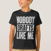 Nobody Drafts Like Me Fantasy Football Draft Day  Tシャツ (正面)