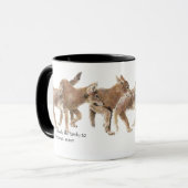 Nobody Like Family - Wolf pup Mug マグカップ (正面左)