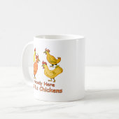 NobodyHereしかし私達鶏 コーヒーマグカップ (正面左)