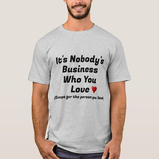 Nobody's Business Tシャツ (正面)