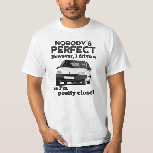 Nobody's perfect Clio 1 T-Shirt Tシャツ (正面)