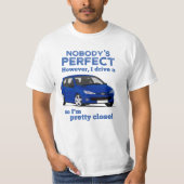 Nobody's perfect - PUG 206 Gti Tシャツ (正面)
