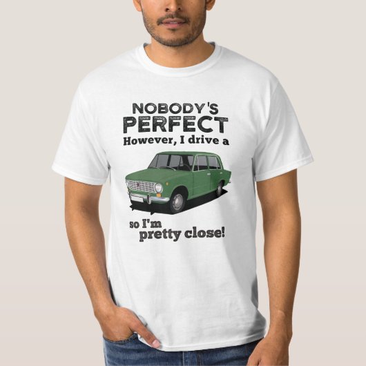 Nobody's perfect - VAZ-2101 Lada 1200, 16色 Tシャツ (正面)