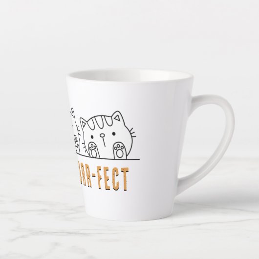 Nobody's Purr-fect カフェラテマグ (右)