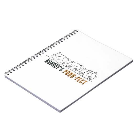 Nobody's Purr-fect ノートブック (左側)