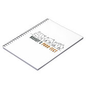 Nobody's Purr-fect Notebook (6.5" x 8.75") ノートブック (左側)