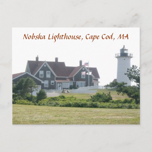 Nobska Lighthouse, Cape Cod, MAポストカード#1 ポストカード (正面)