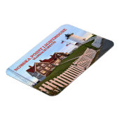 Nobska Point Light house Massachusettsフォトマグネット マグネット (左側)