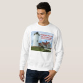 Nobska Point Light house, Massachusetts Sweatshirt スウェットシャツ (正面フル)