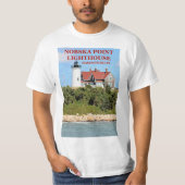 Nobska Point Light house, Massachusetts Tシャツ (正面)