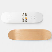 NoBTC NoLIFE スケートボード (横)