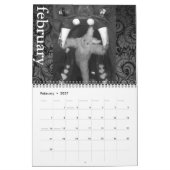 nobunny in 2026 calendar retrospective edition カレンダー (2月 2027)