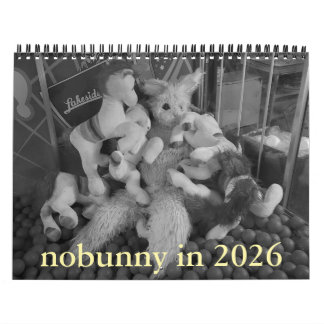 nobunny in 2026 calendar retrospective edition カレンダー