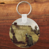 Nocember Woman Ducingコテージby Vincent van ゴッホ キーホルダー (正面)