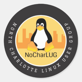 NoCharLUGのステッカー ラウンドシール