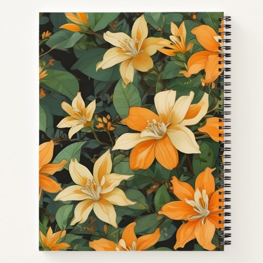 Noche de Naranja y Oro ノートブック (裏面)