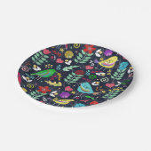 Noche de Pájaros y Flores ペーパープレート (アングル)