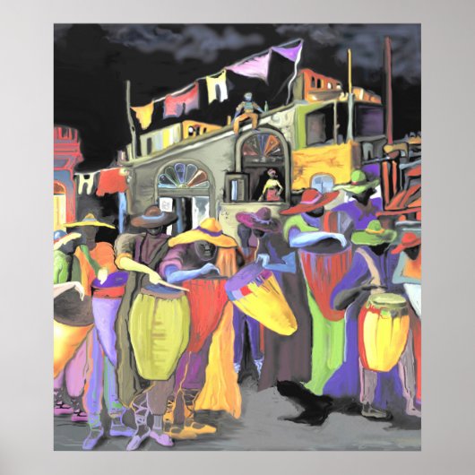 *Noche de tamboresハイライト* THE ALBRUNO'S UNIQ ポスター (正面)