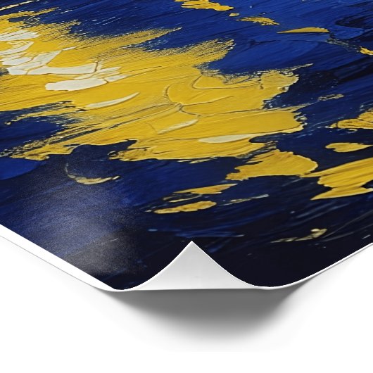 Noche estrellada sobre el rio ポスター (コーナー)