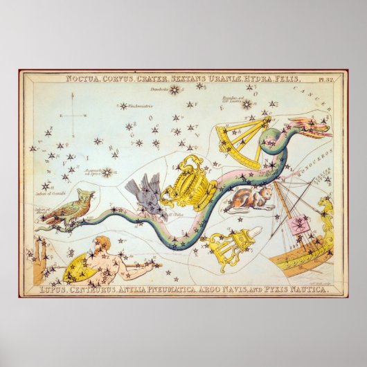 Noctua、corvus、クレーターなど ポスター (正面)